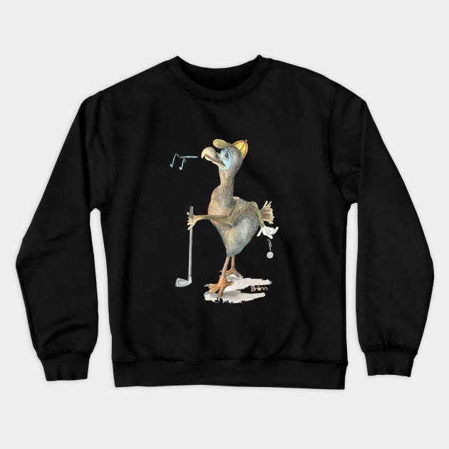 Cheating Golfer Crewneck Sweatshirt by The Dodo Gallery